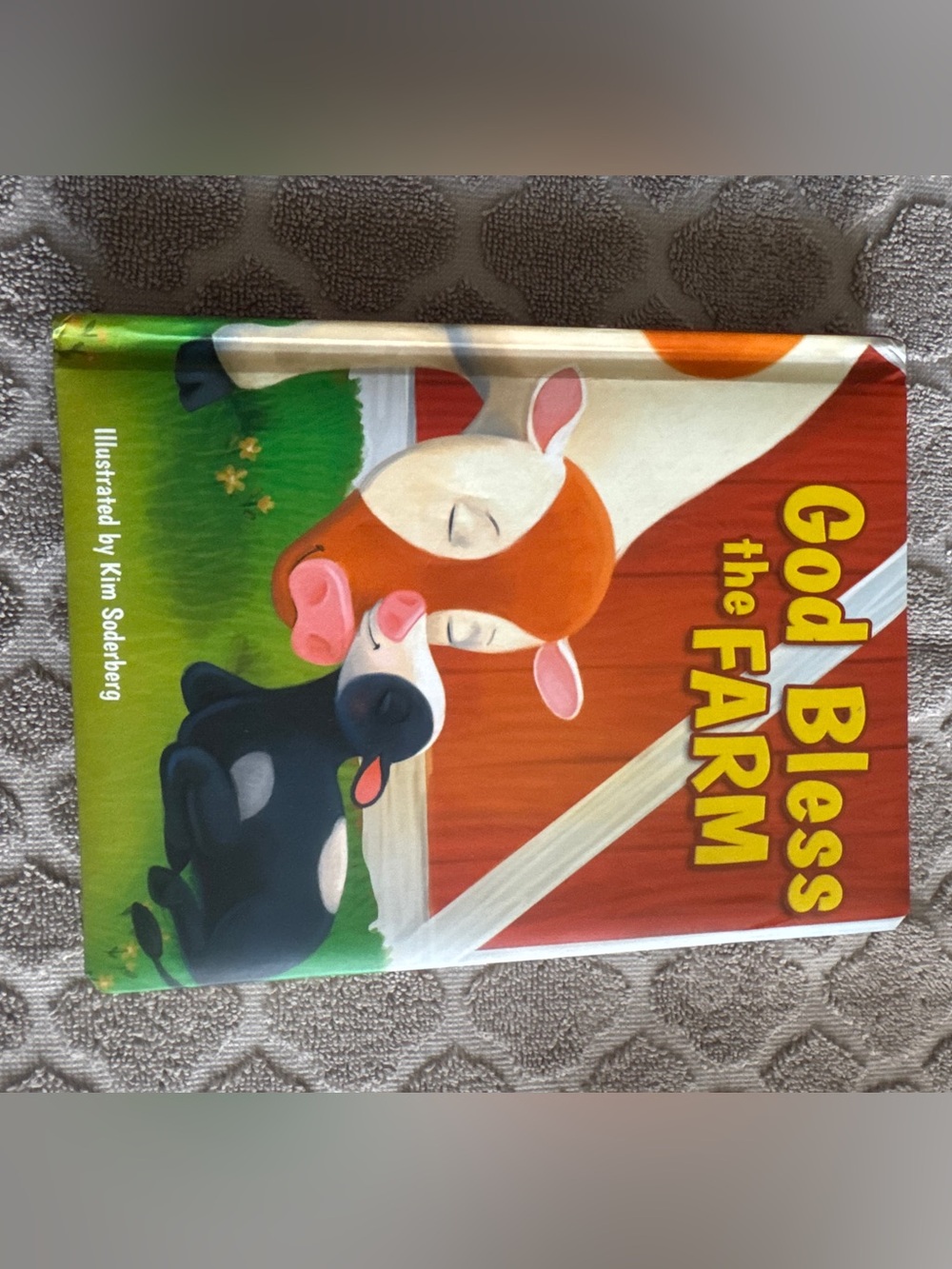God Bless the Farm Wall Art - Colorful book